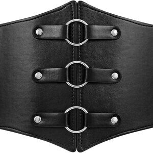 Elegant Women’s Wide Corset Elastic Belt - Vintage Style for All Occasions